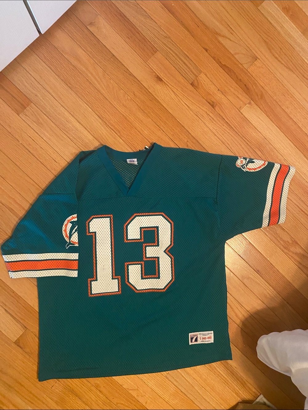 Vintage Miami Dolphins  Dan Marino Logo 7 Size Large L Mesh Jersey